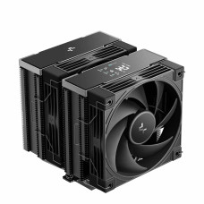 DEEPCOOL AK620‑G2 DIGITAL NYX High‑Performance CPU Air Cooler – Dual Tower, 6 Heatpipes, Digital Display + AI Fan Control, 120mm PWM Fans, Intel & AMD Support, Black | R-AK620G2-BKNNMN-GJD-1